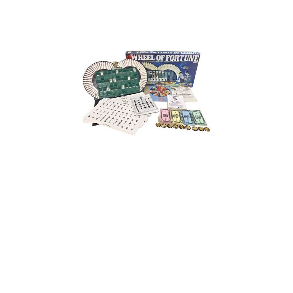 Vintage 1985 wheel of fortune, second edition board game complete